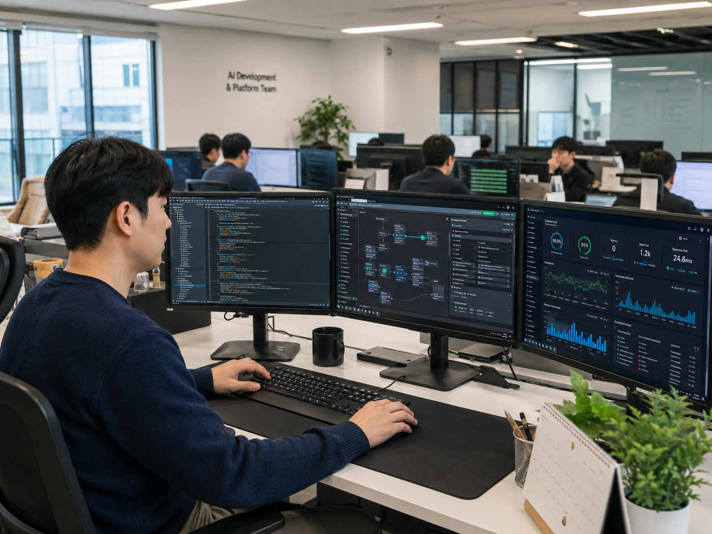 AI 프로그램 개발 및
플랫폼 관리